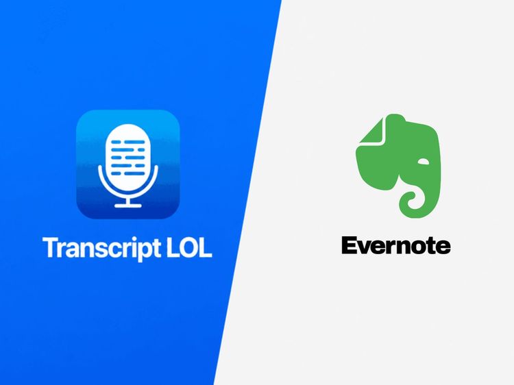 Transcription LOL vs Evernote