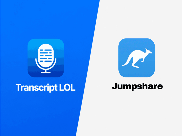Transcript LOL vs JumpShare VideotoText